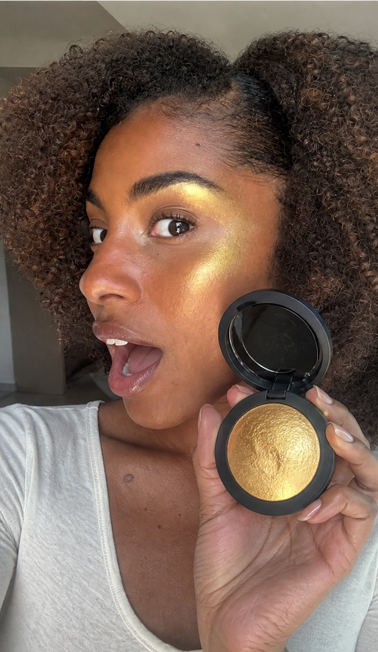 GLOW KIT - Pro Blending Beauty Sponge & Golden Drip Highlighter